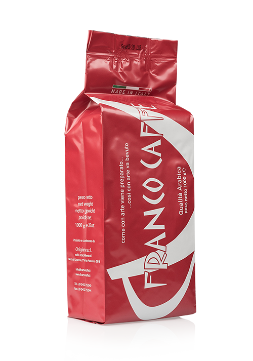 Francocaffe coffee Super Bar Arabica Quality bland in 1 kg bag